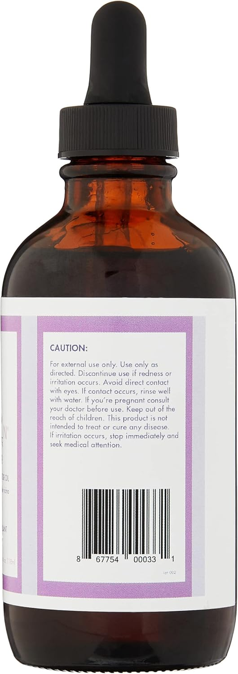 RASIN Haitian Black Castor Oil with Lavender - Pure Lwil Maskriti, Aceite De Ricino Moisturizing Formula - Helps Strengthen Hair, Skin, Nails - Natural Emollient, Moisturizer, Anti-Aging Plant Essence image number 1