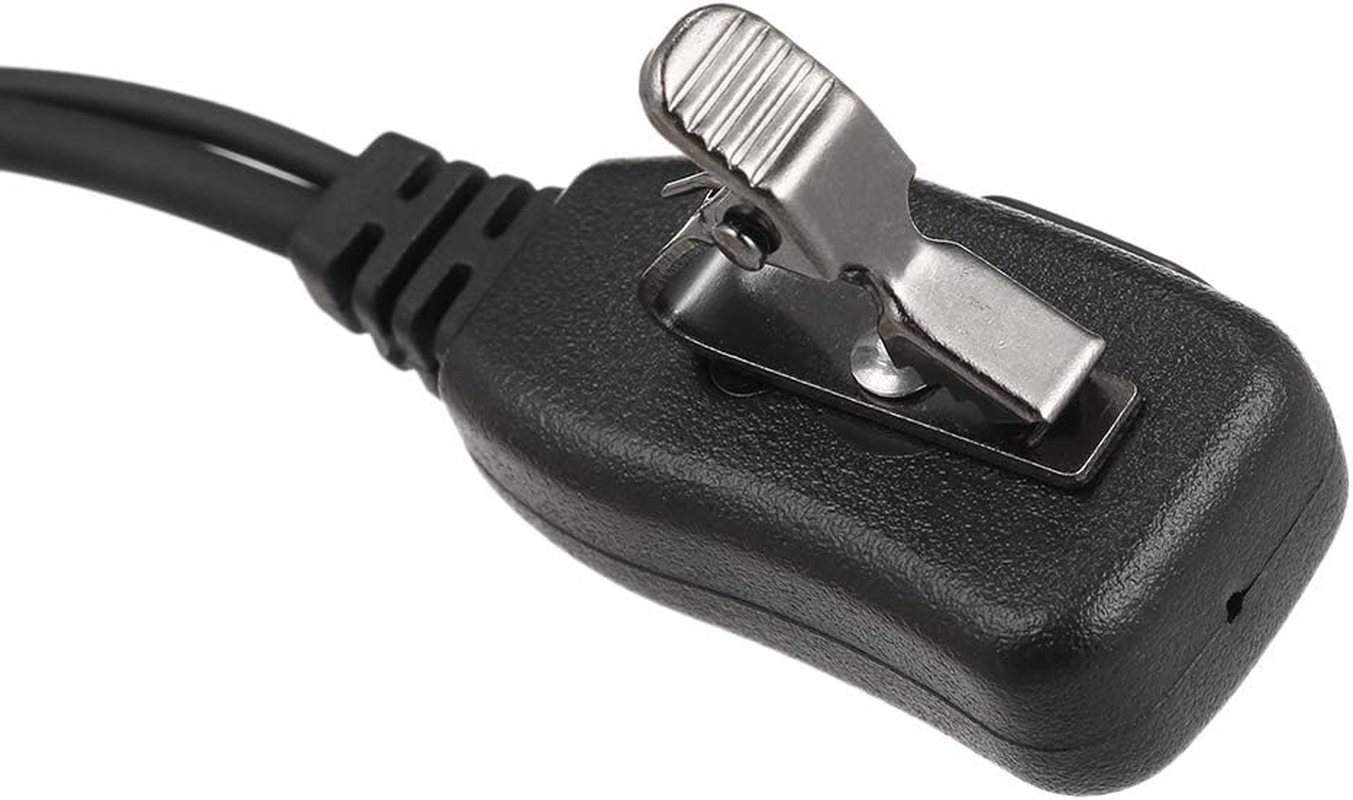 Walkie Talkie Heaphones Acoustic Air Tube Earpiece Headset with Big Mic PTT for Kenwood Retevis Two Way Radio Walkie Talkie 2 Pin K BBZY image number 2