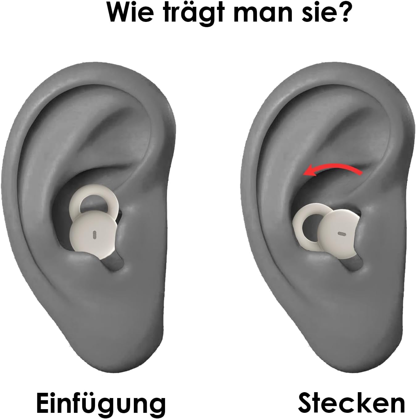 Wedoking Sleep Earbuds, Smallest Invisible Sleep Earphones, Mini Wireless Headphones Bluetooth, Comfortable & Noise Isolating In-Ear Headphones for Side Sleepers & Work image number 3