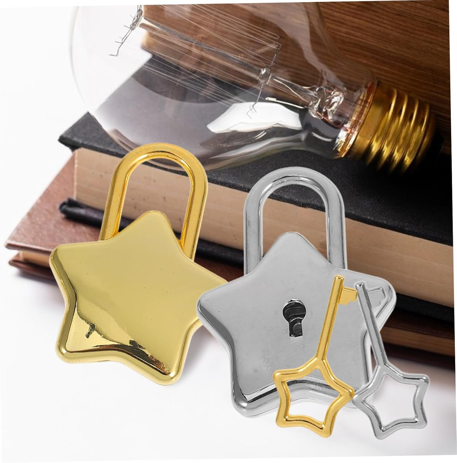 Vaguelly 2Pcs Travel Locks Padlock Key Small Keys for Luggage Backpacks and Valuables image number 3