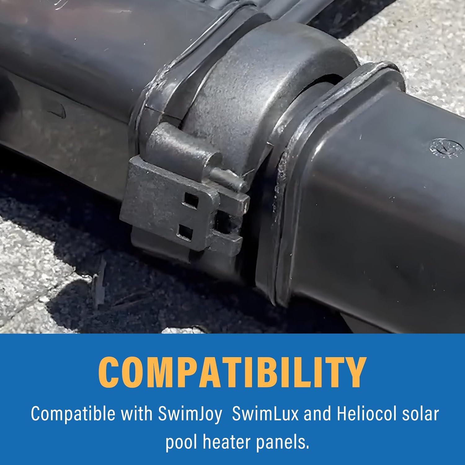 Panel Clamp Assembly for Heliocol Swimming Pool