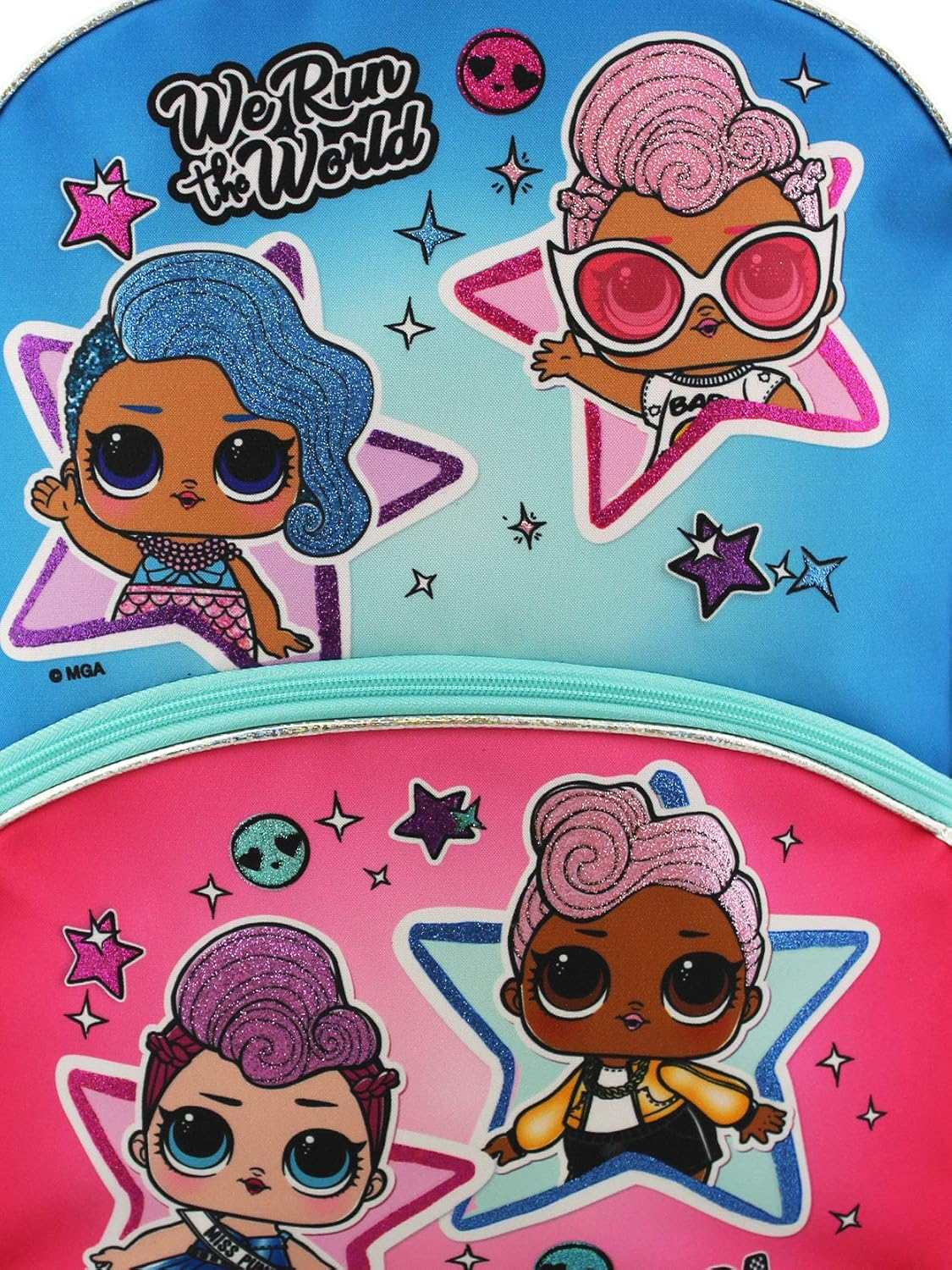 L.O.L. Surprise! Dolls Girls 16" Backpack 5 Piece School Set image number 4