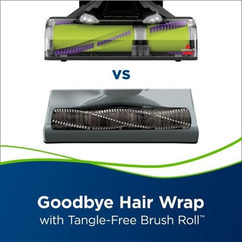 BISSELL Pet Hair Eraser Turbo 2454F | Bagless Upright Vacuum with Tangle-Free Brush Roll, Powerful Pet Hair Pickup with Turbobrush Tool & Led-Lit Crevice Tool image number 4