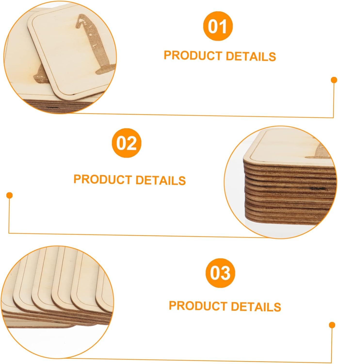 12Pcs Milestone Cards Growth Recording Discs for Newborn Photography Durable Props for Celebrating Important Milestones and Shower - Khaki image number 5