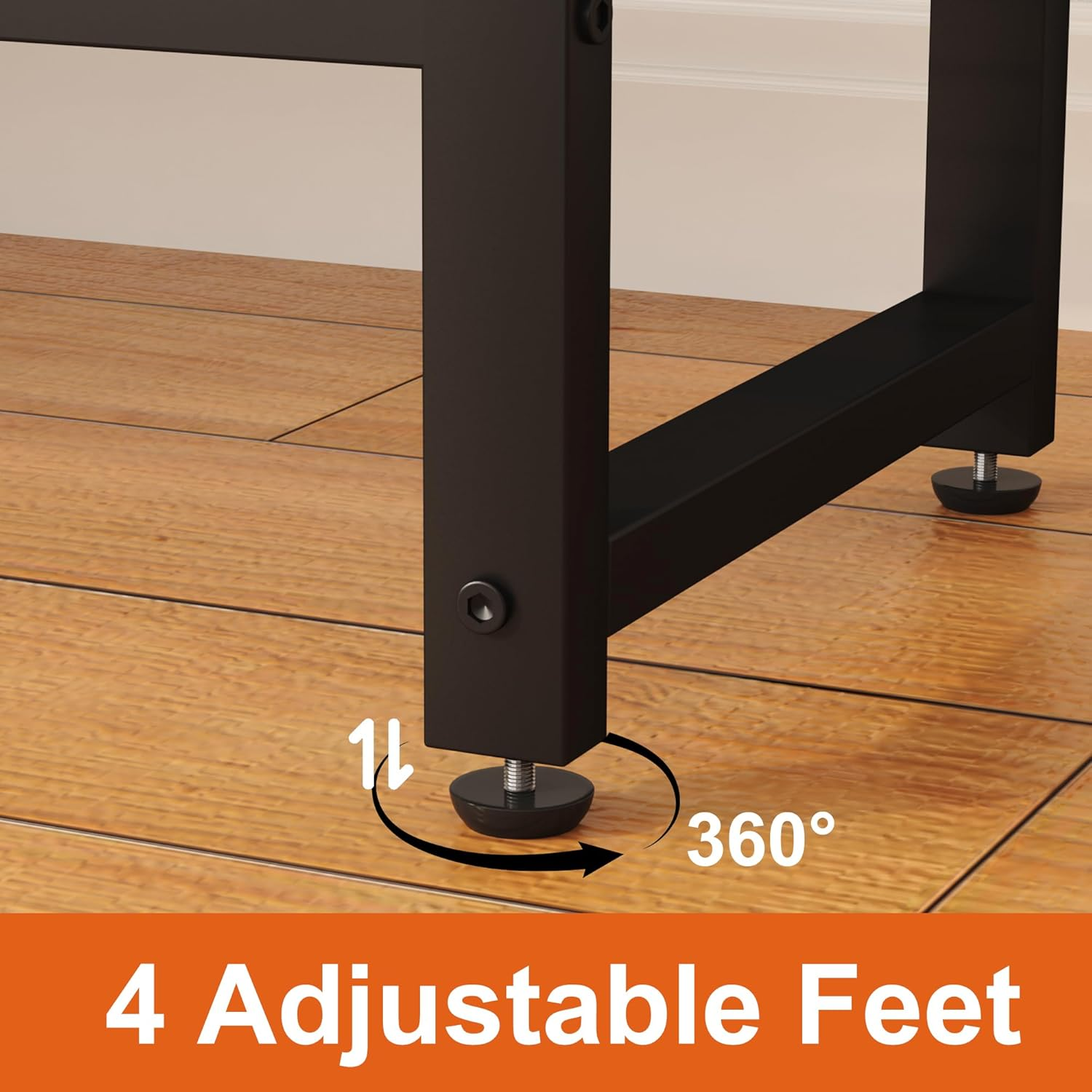 HOMEFORT Shoe Bench, Modern Industrial Shoe Storage Bench, Entryway Bench with Mesh Shelf and Sturdy Metal Frame, Metal Shoe Rack with Durable MDF Top for Hallway, Mudroom, Living Room, Rustic Brown image number 4