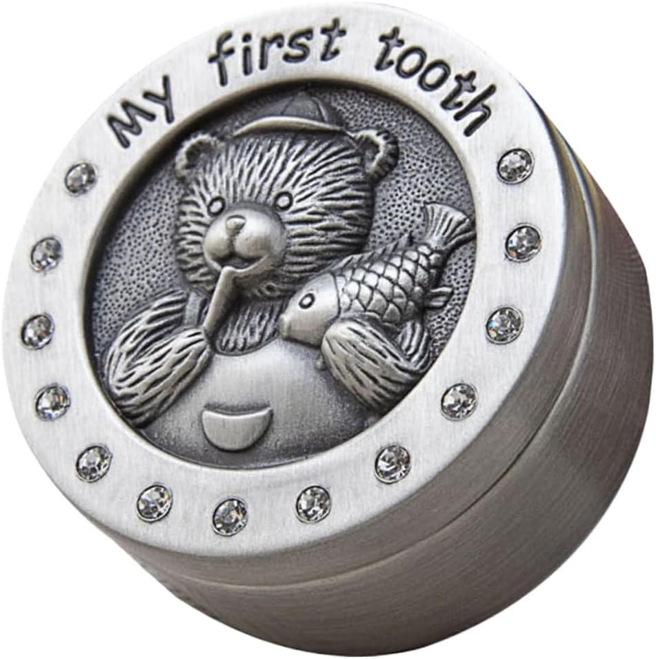 Deciduous Tooth Storage Box First Tooth Keepsake Case and Girls for Boys and Girls image number 3