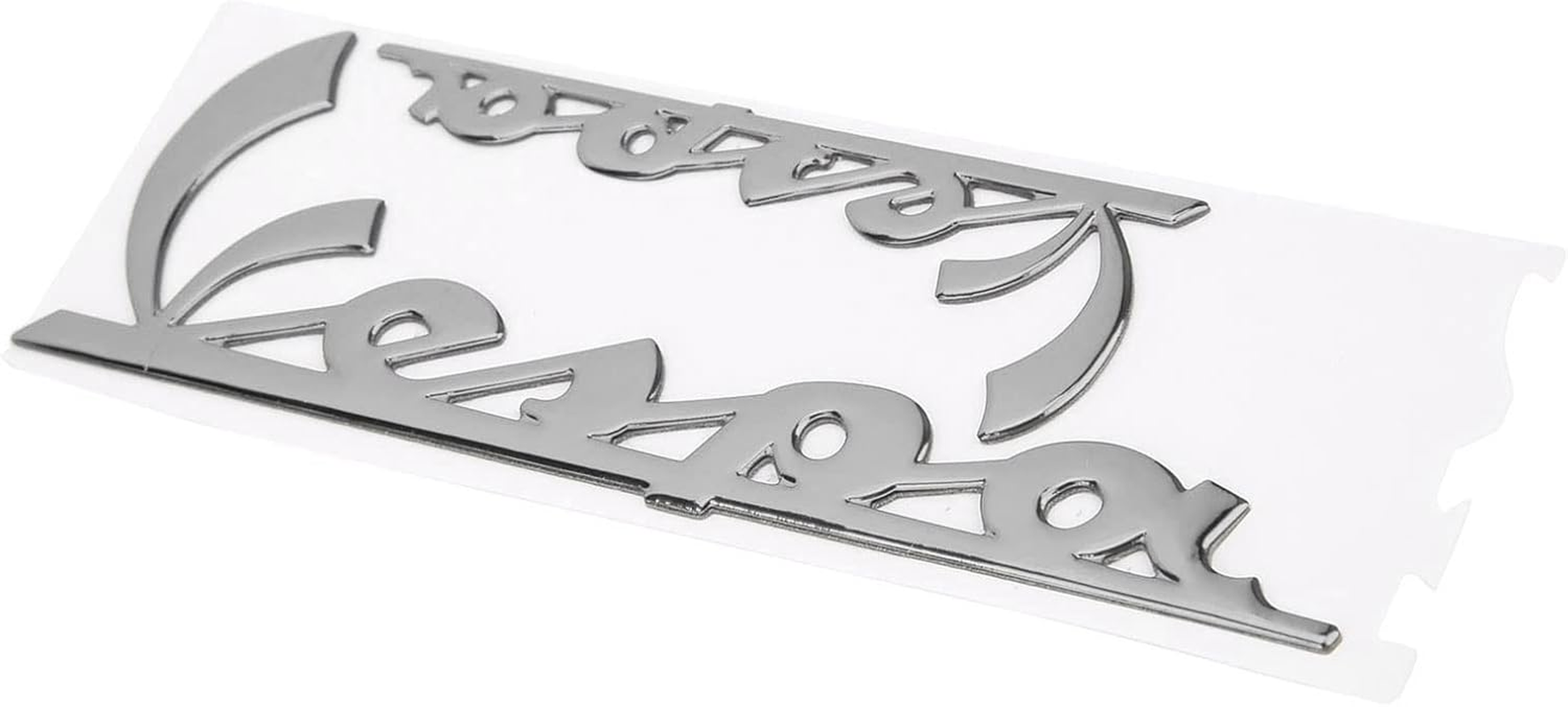 Motorcycle Emblem Sticker,Emblem Sticker 3 Dimensional Decal for Vespa GTS300 LX125 LX150 IE Sprint Primavera 300 LX LXV Super (Silver Color) - Black image number 4