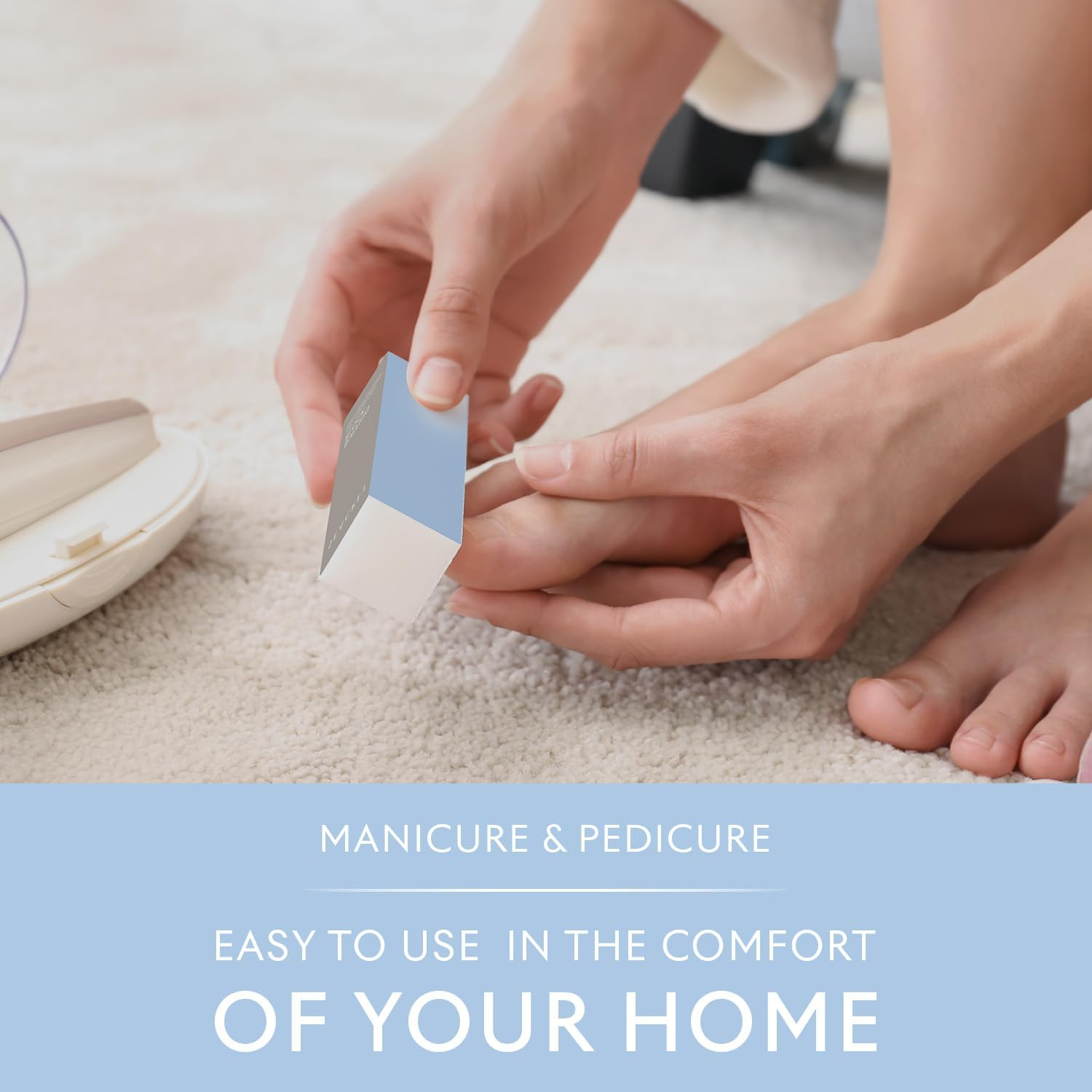 SEACRET - Professional Nail Buffing Block. 3 Ways Buffing Block the Secret for Shiny Nails. Manicure & Pedicure - Pack of 2 image number 3