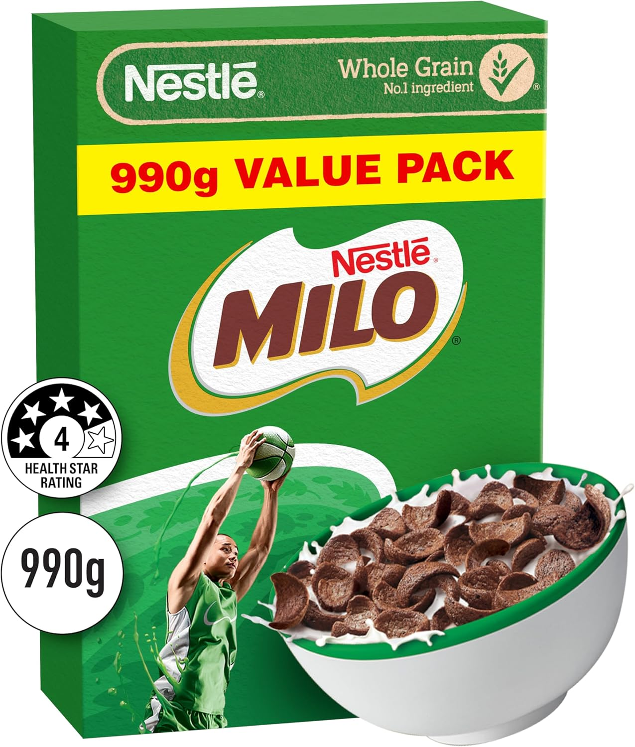 NESTL&Eacute; MILO Breakfast Cereal 990G image number 1
