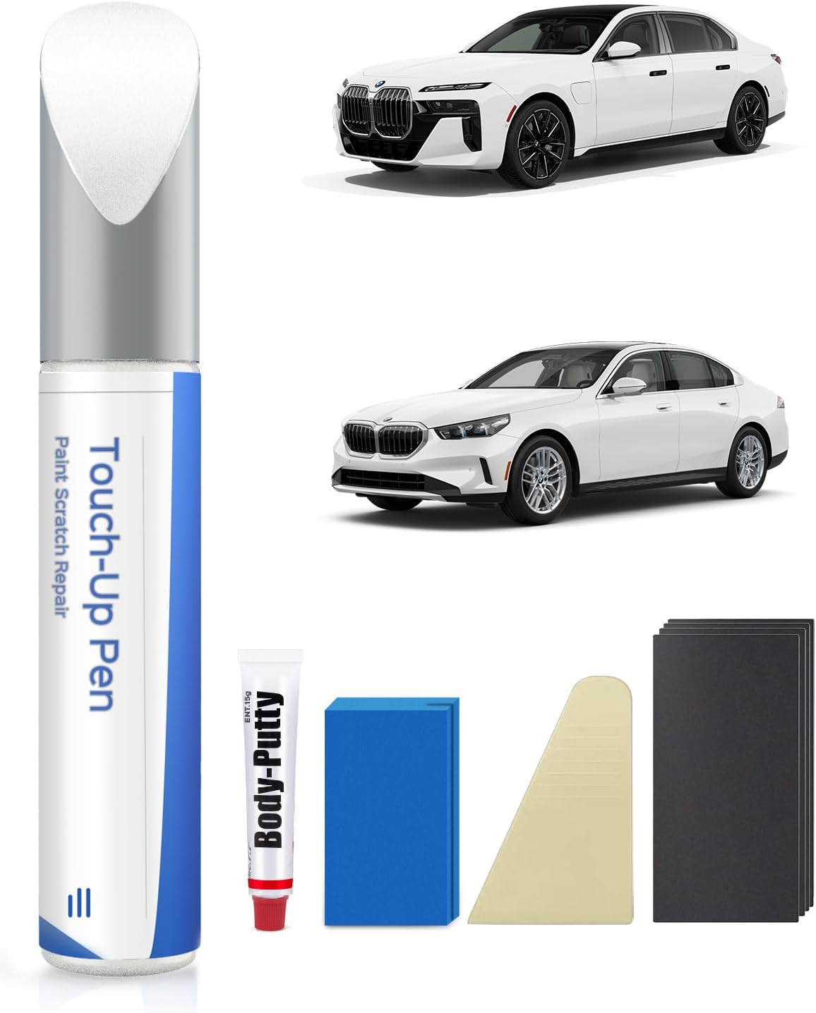 416 Carbon Black Metallic Touch up Paint Repair Kit Compatible with BMW - DIY Kit Exactly Matches Chips and Nicks