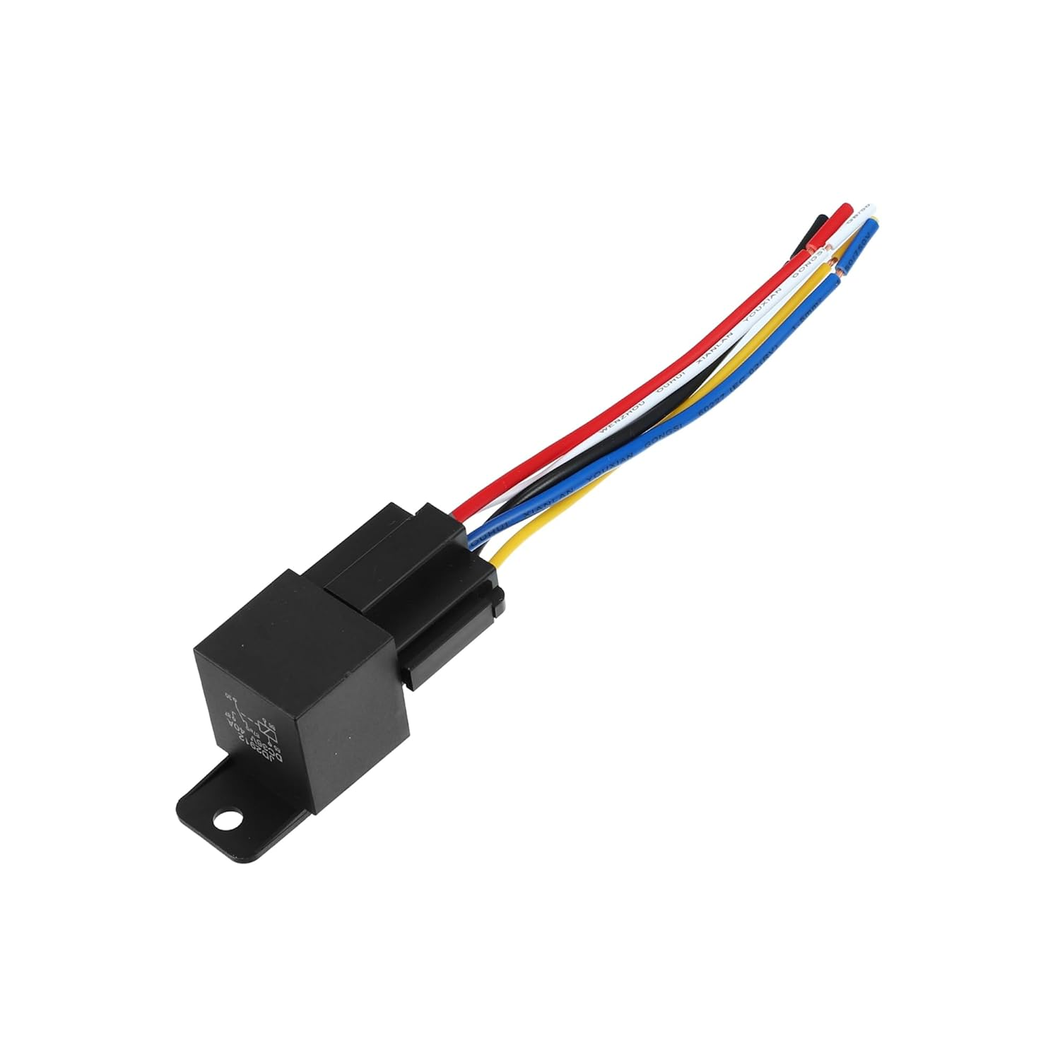 REPAIROCK DC 36V 40A SPDT Automotive Car Relay 5 Pin 5 Wires with Harness Socket Plug Auto Replacement Parts image number 4