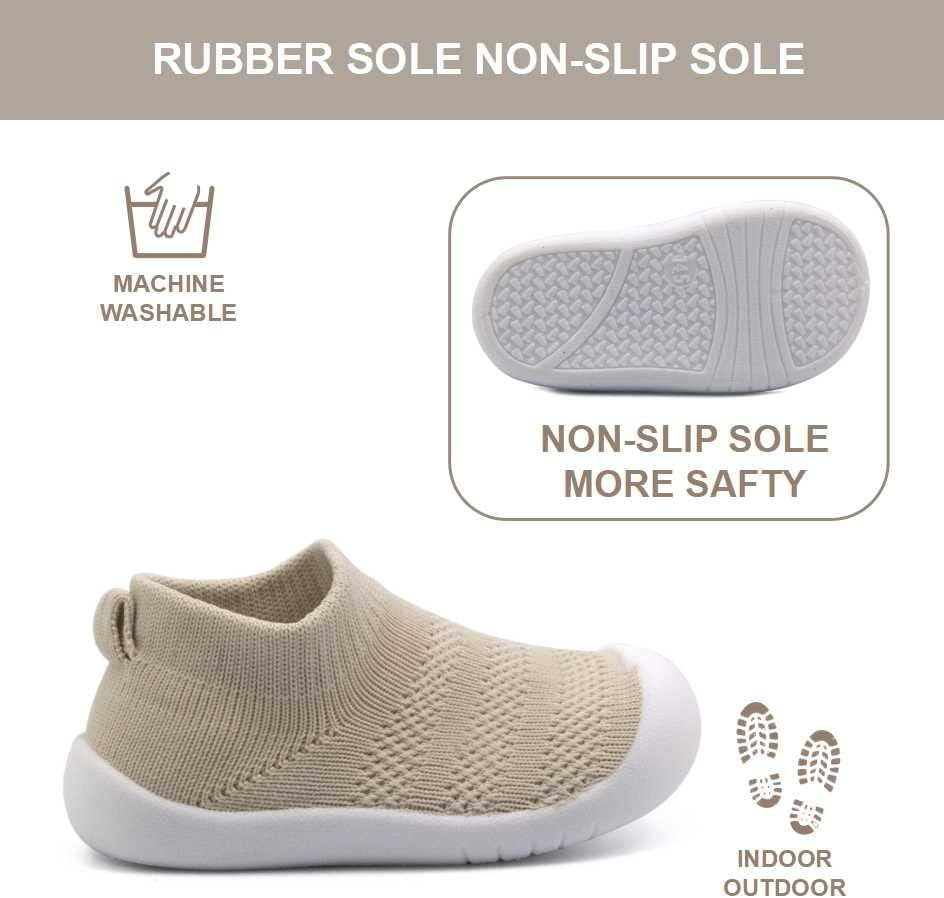 Baby Shoes Boy Girl Toddler Shoes Baby Trainers Infant Toddler Boys Girls Shoes Breathable Soft Sole Non Slip Toddler Sneakers Baby First Walking Shoes 6 9 12 18 24 Months image number 7