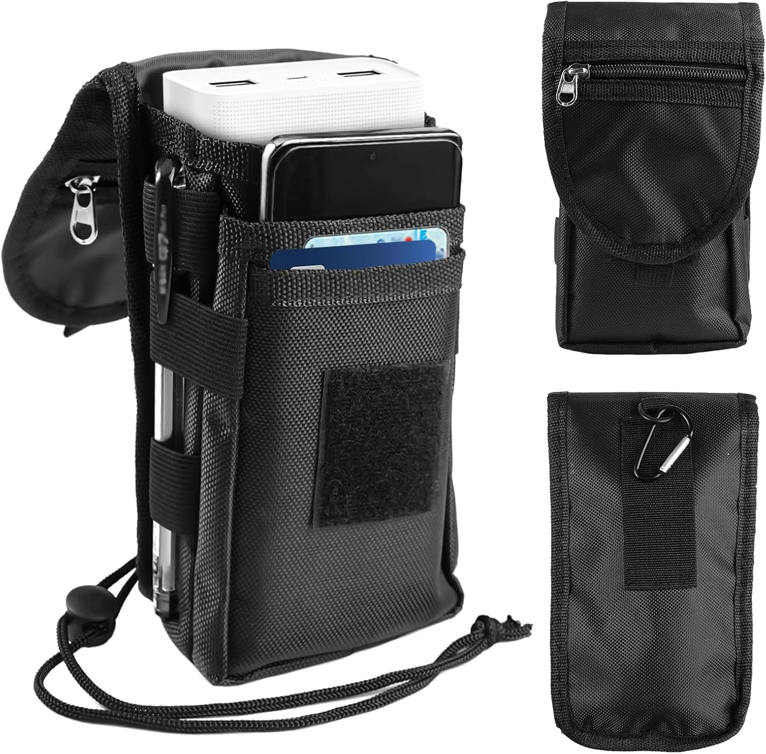 Mobile Phone Belt Bag Premium Universal Belt Bag Mobile Phone Case with Multiple Compartments and Reinforced Clip Made of Robust Oxford Fabric Portability and Abrasion Resistant Ideal for Outdoor