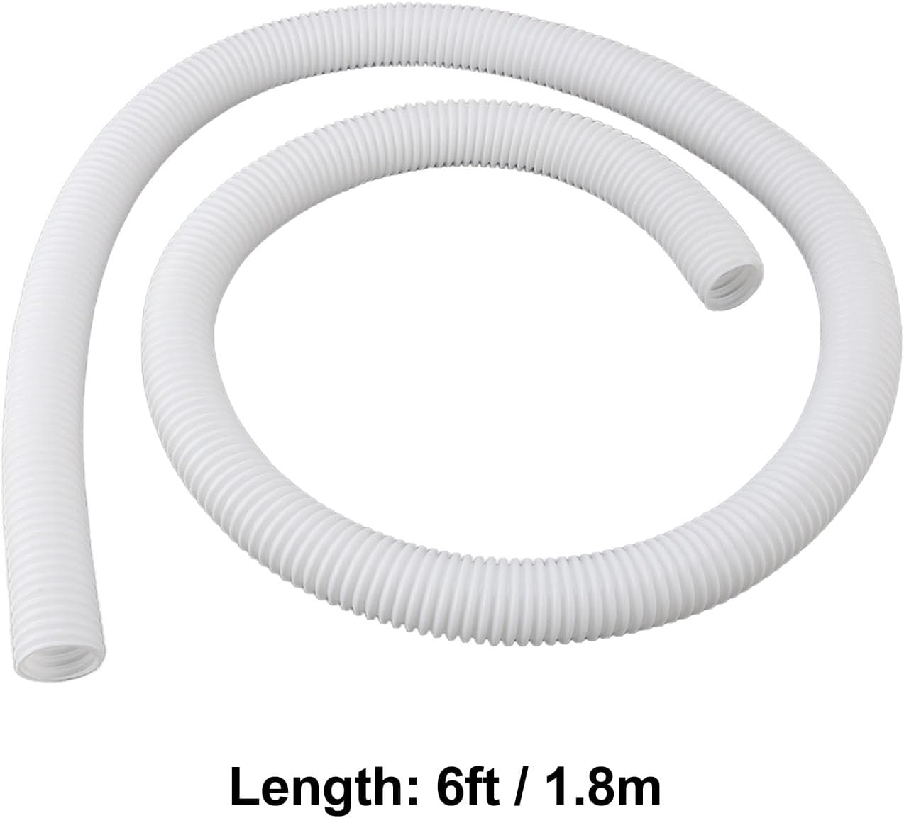 6Ft PVC Cuffless Feed Hose, for Polaris 360 Cleaner, Efficient Pool Washing, Smooth Pool Experience, Prevent Water Pollution, Pool Water, Easy Installation