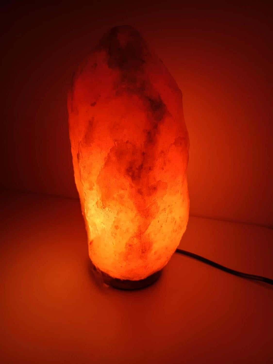 4-5 KG Premium Himalayan Crystal Salt Lamp 100% Authentic, Handcrafted from the Foothills of the Himalayas Beautifully Hand Craft Comes with Complete Electric Fitting &ndash; Quality Guaranteed
