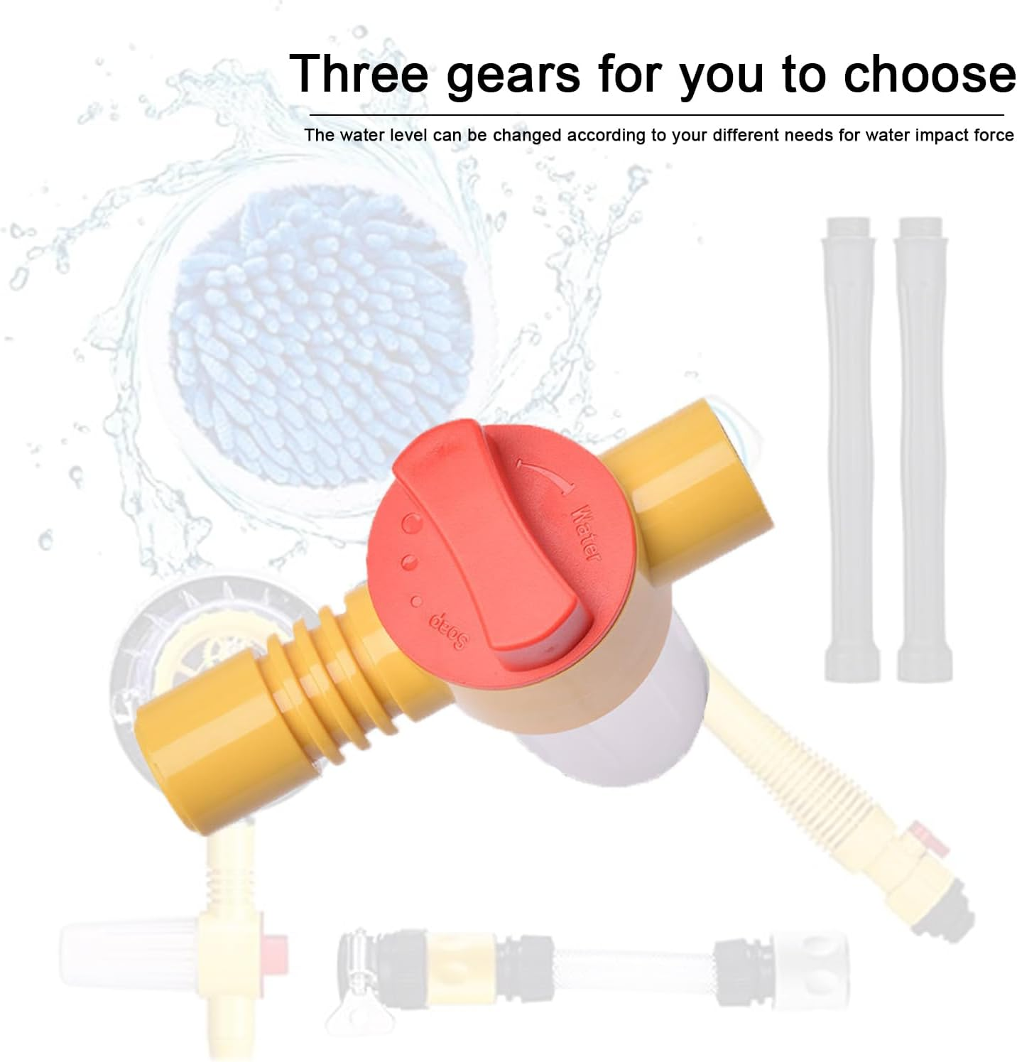 Effortless Car Cleaning with 360&deg; Spin Mop & Microfiber Brush - Detachable & Extendable Scrub for Car, Home, and Garden Use