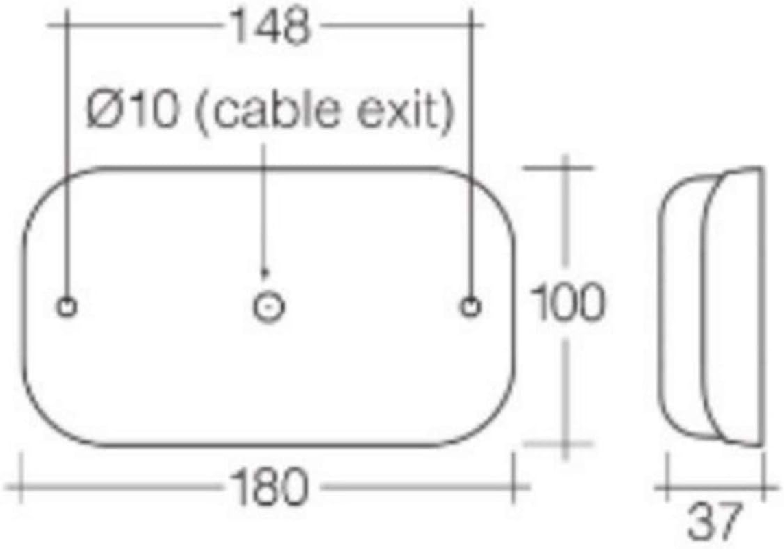 Narva 9-33V - Model 41 L.E.D Rear Stop/Tail and Direction Indicator Lamp Blister Pack image number 2