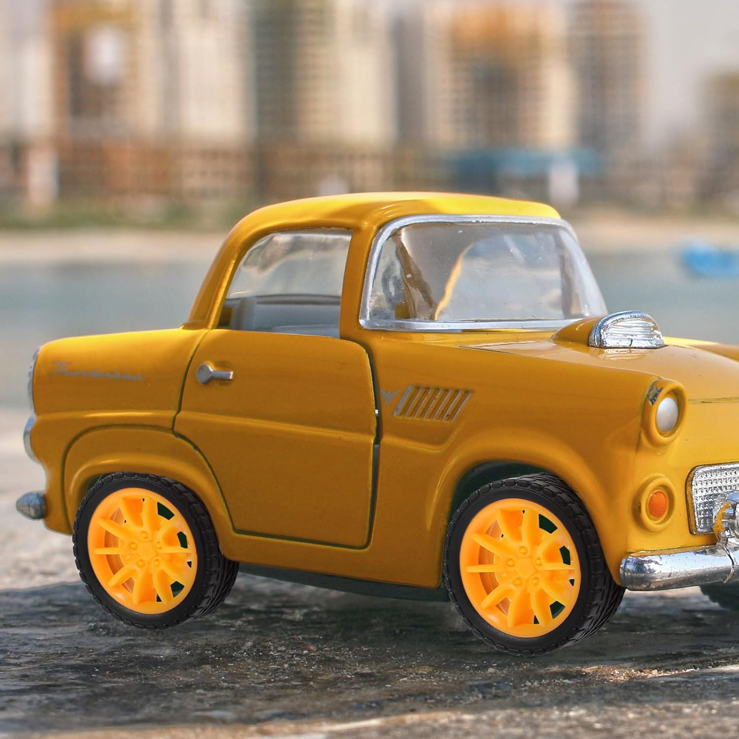 Vaguelly RC Cars Wheels 20Pcs Black Yellow Toys Wheel 30Mm Shaft Plastic Model Wheels round Rod Axles for DIY Model Toy RC Car Truck Building Projects image number 4