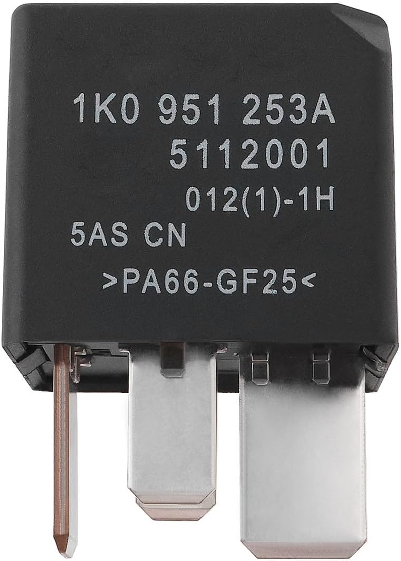Be in Your Mind 1Pc Automotive Relay 460 Normally Open Contact Relay 4Pin Multifunction Relay 1K0 951 253A 1K0951253A Compatible with VW Compatible with Audi 12V image number 1