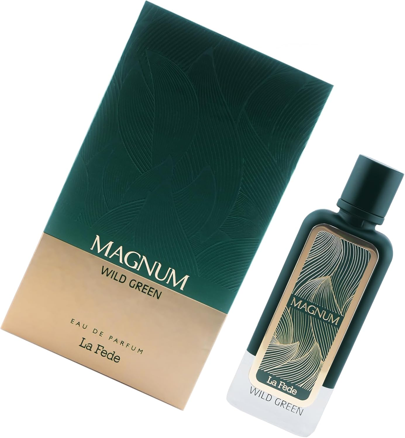 La Fede - Magnum Wild Green by Khadlaj for Men - 3.4 Oz EDP Spray