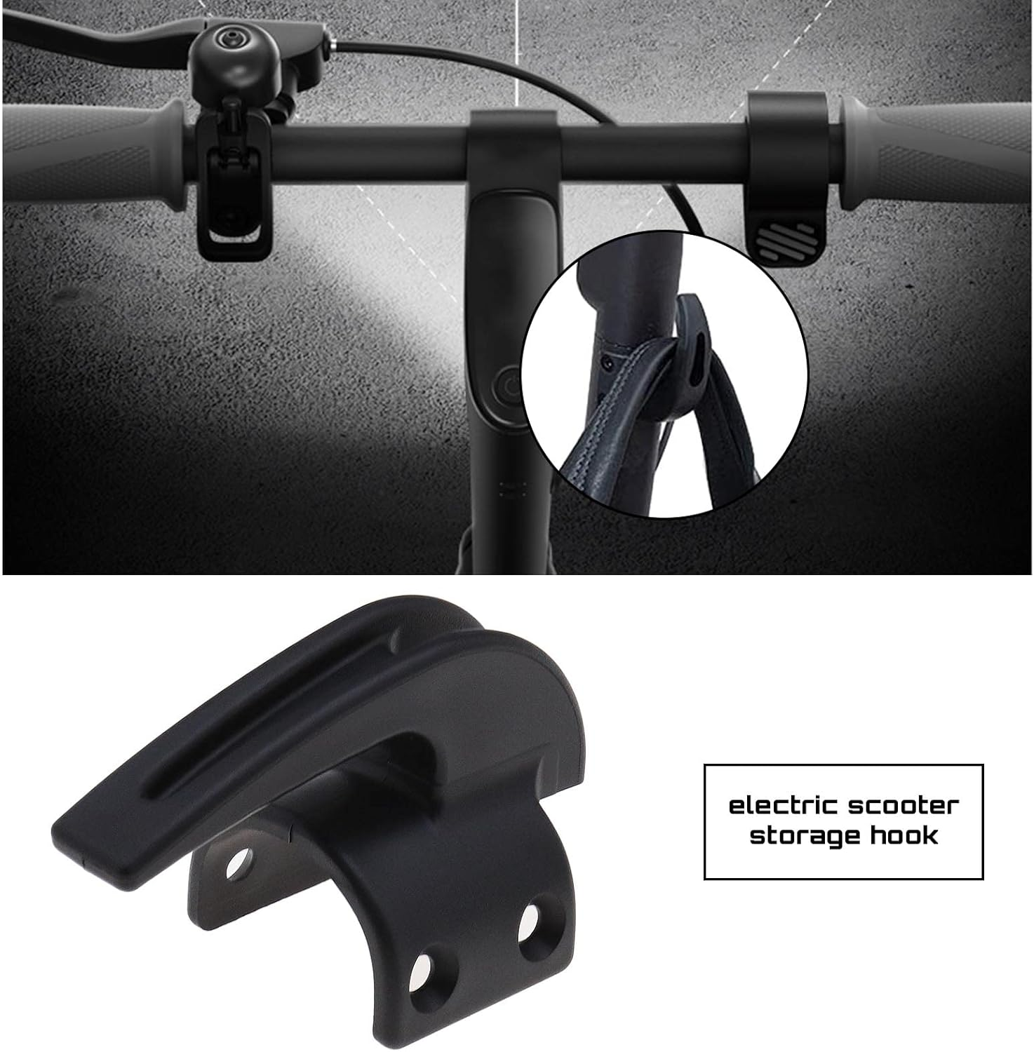 SING F LTD 2 Sets Electric Scooter Front Hook Multifunctional Hook Accessories Gadget Bag Claw Front Hook Compatible with Ninebot Max G30 image number 6