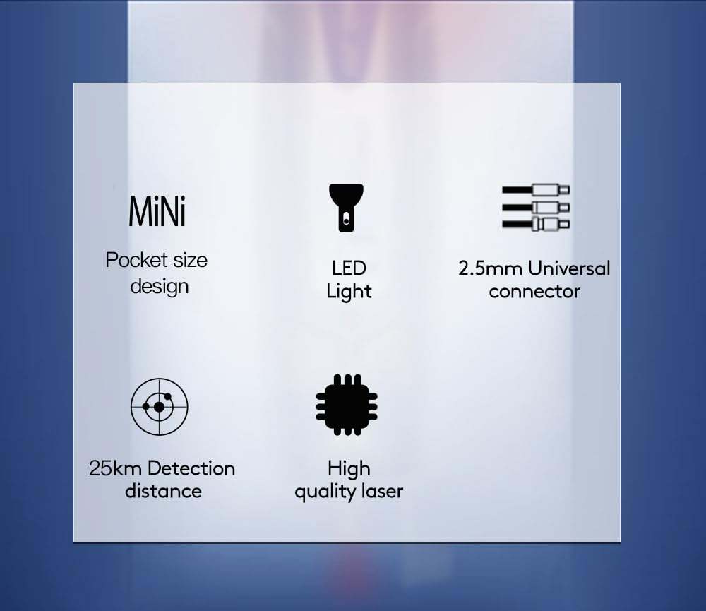 30 KM JILONG VFL-22M Mini Pocket Visual Fault Locator, Fiber Optic Cable Tester Vfl10Mw 20Mw 30Mw,Led Light (VFL-22M-G-30) image number 4