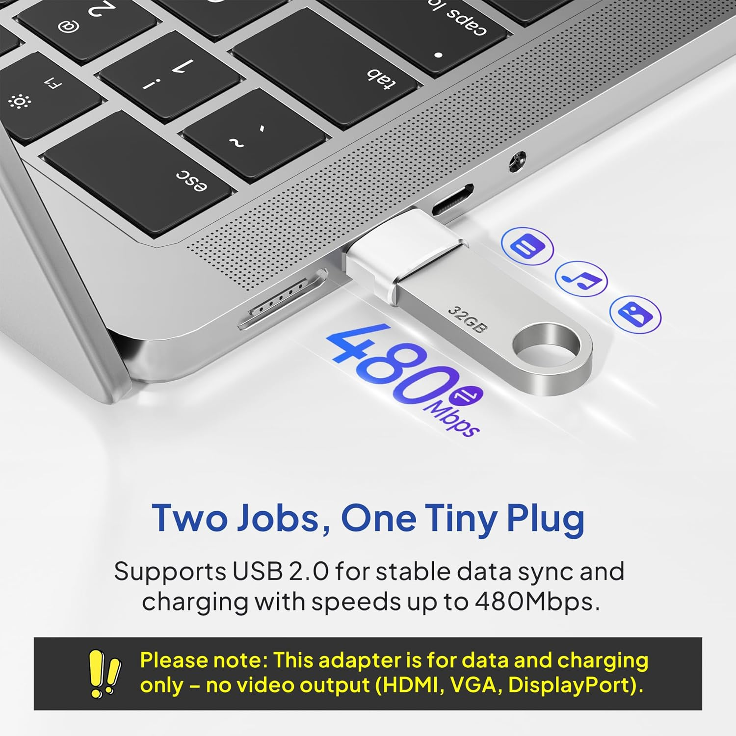 Elebase for Iphone 17 Air Pro Max Adapter,Usb to USB C Adaptor 4 Pack,Type C Female to USB a Male Charger Connector for Apple 16 15 14 13,Iwatch 11 10,Ipad 8 8Th 9 9Th 10Th Air 4Th 5 Mini 6 Generation image number 3