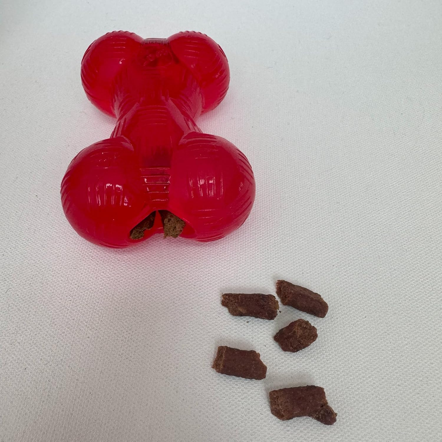 Ethical Pets Play Strong Virtually Indestructible Rubber Bone Dog Toy, 6.5-Inch image number 1