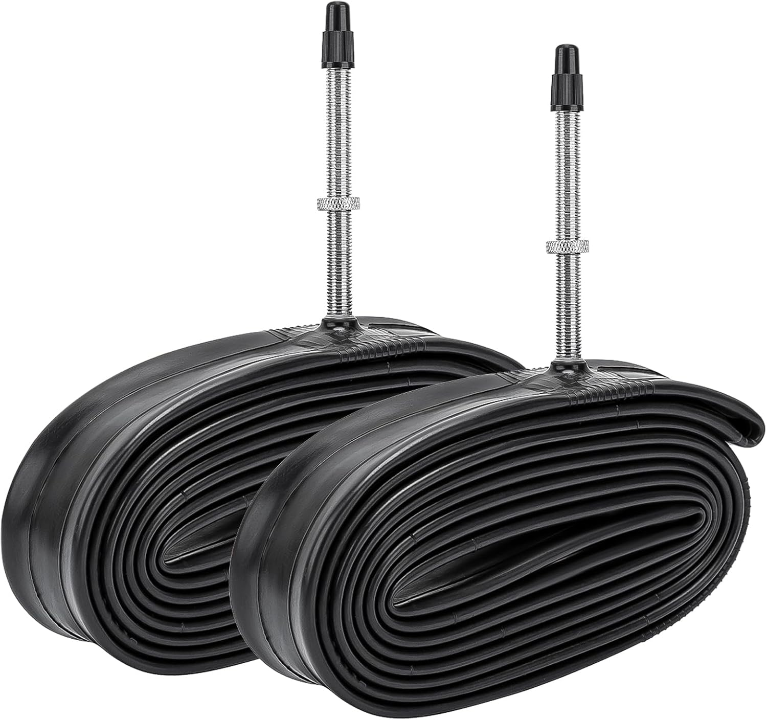 Yunscm 2 Pcs 700X25C Bike Tubes Heavy Duty,700X18C/23C/25C Bike Inner Tubes Presta Valve 60Mm,700X23C Tubes,700X25C Tubes,Road Bike Tubes 700X25C,700X25C Bicycle Tubes image number 5