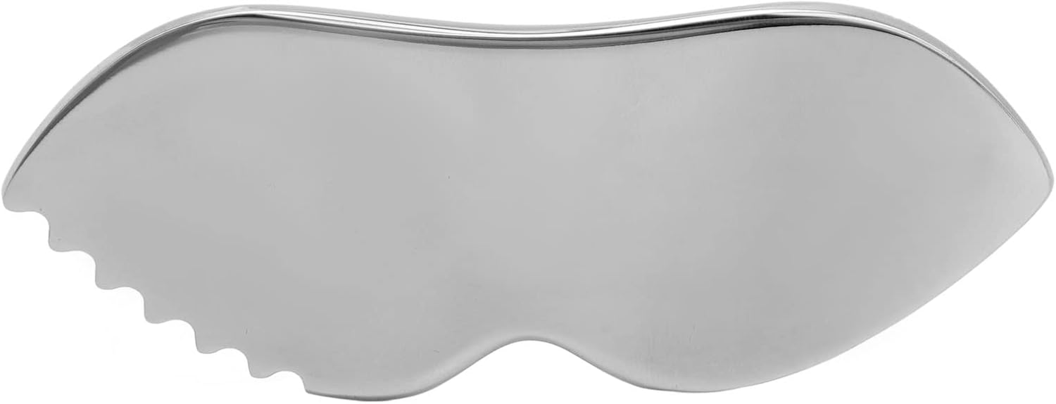 Gua Sha Facial Tool, Stainless Steel Massage Board with Comb Edge, Smoother Surface Gua Sha Tool for Body Care, Anti-Aging, Wrinkle Prevention, and Lymphatic Drainage