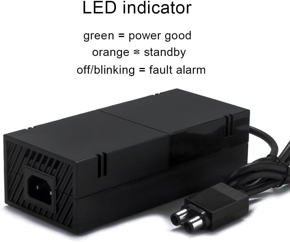 GTGUGR Charger for Xbox One Power Supply Brick for Xbox One, [Enhanced Version] AC Adapter Power Supply Charger Cord