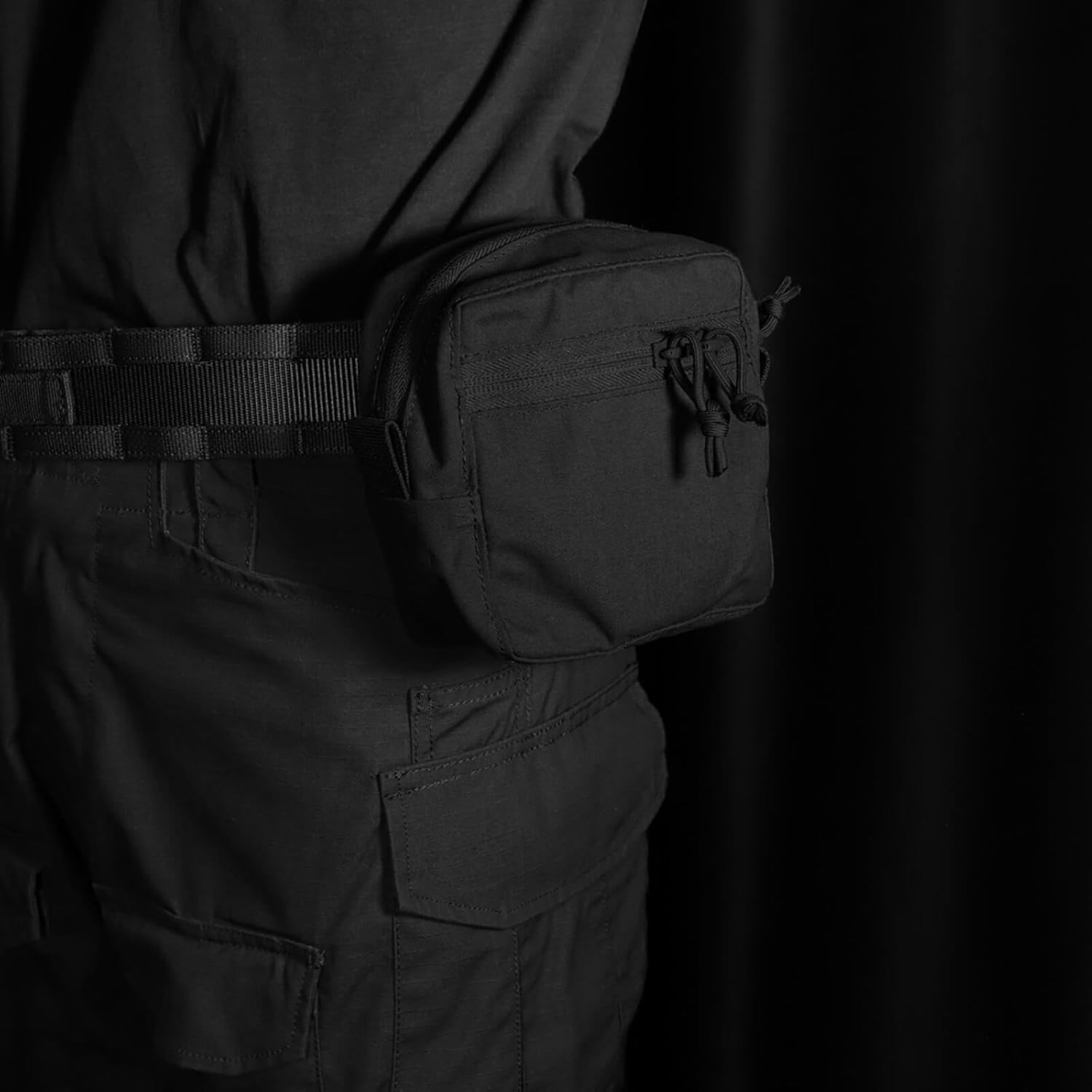 Gp Pouch, General Purpose Admin Pouches Small Utility EDC Pouch Bag for Tactical Belt and Molle Vest as Expanded Storage Bag - Cb image number 3