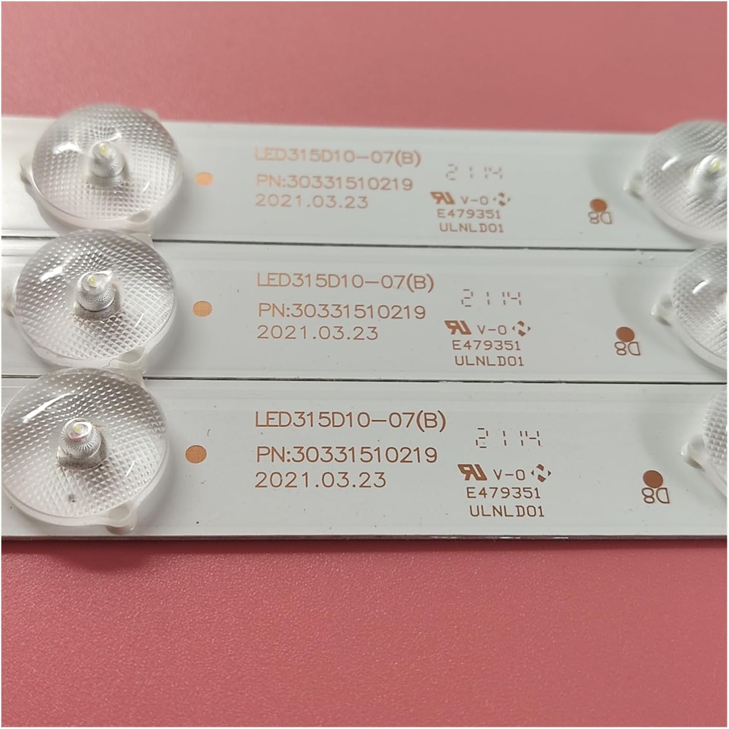 LED TV Illumination for MYST-ERY MTV-3223LT2 MTV-3229LTA2 MTV-3230LT2 MTV-3231LTA2 MTV-3231LW LED Bar Backlight Strip Line Rulers (Color : 15 Pieces 5TV)