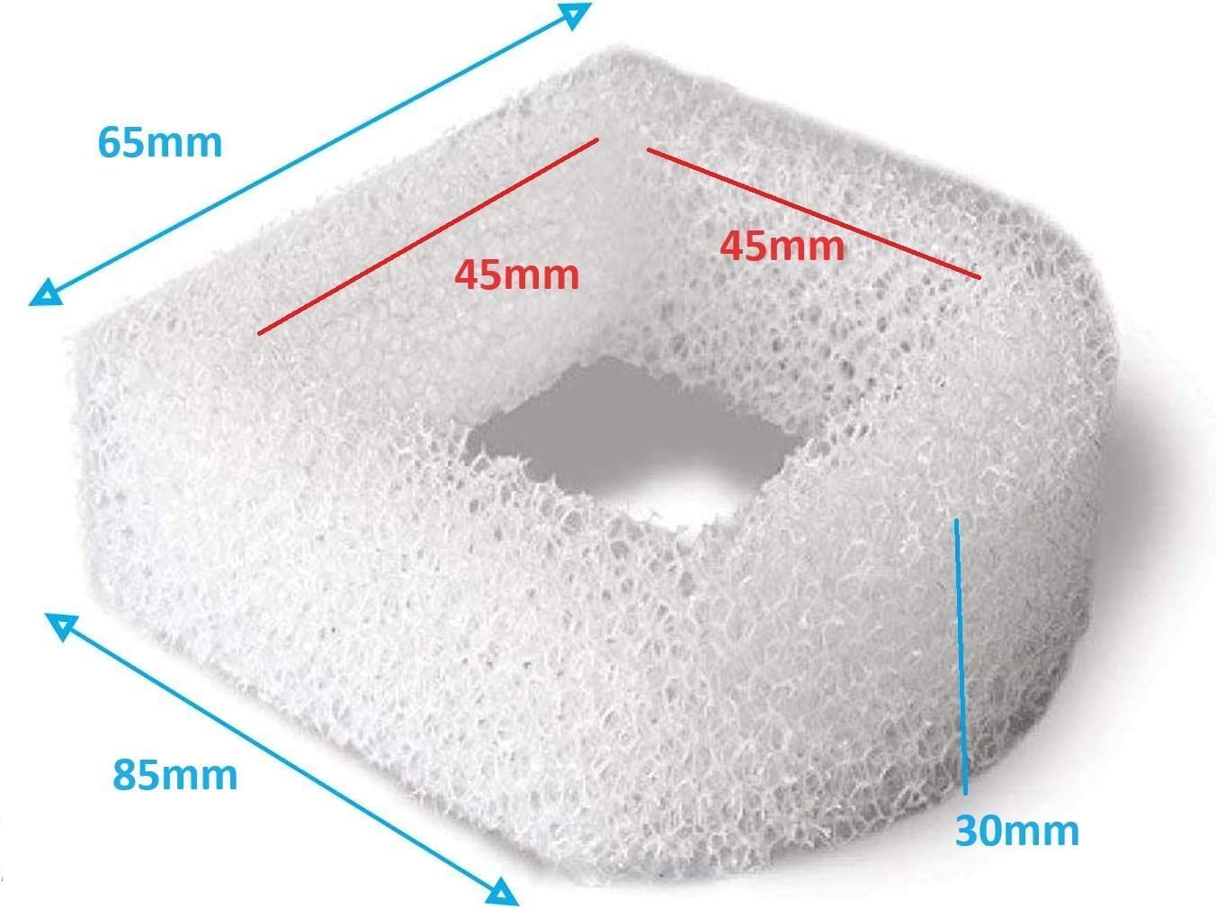 Cyclingcolors 8X Cat Drinking Fountain, Sponge Foam Filter, White Cat Fountain, Pet Fountain, Water Fountain, Foam image number 2