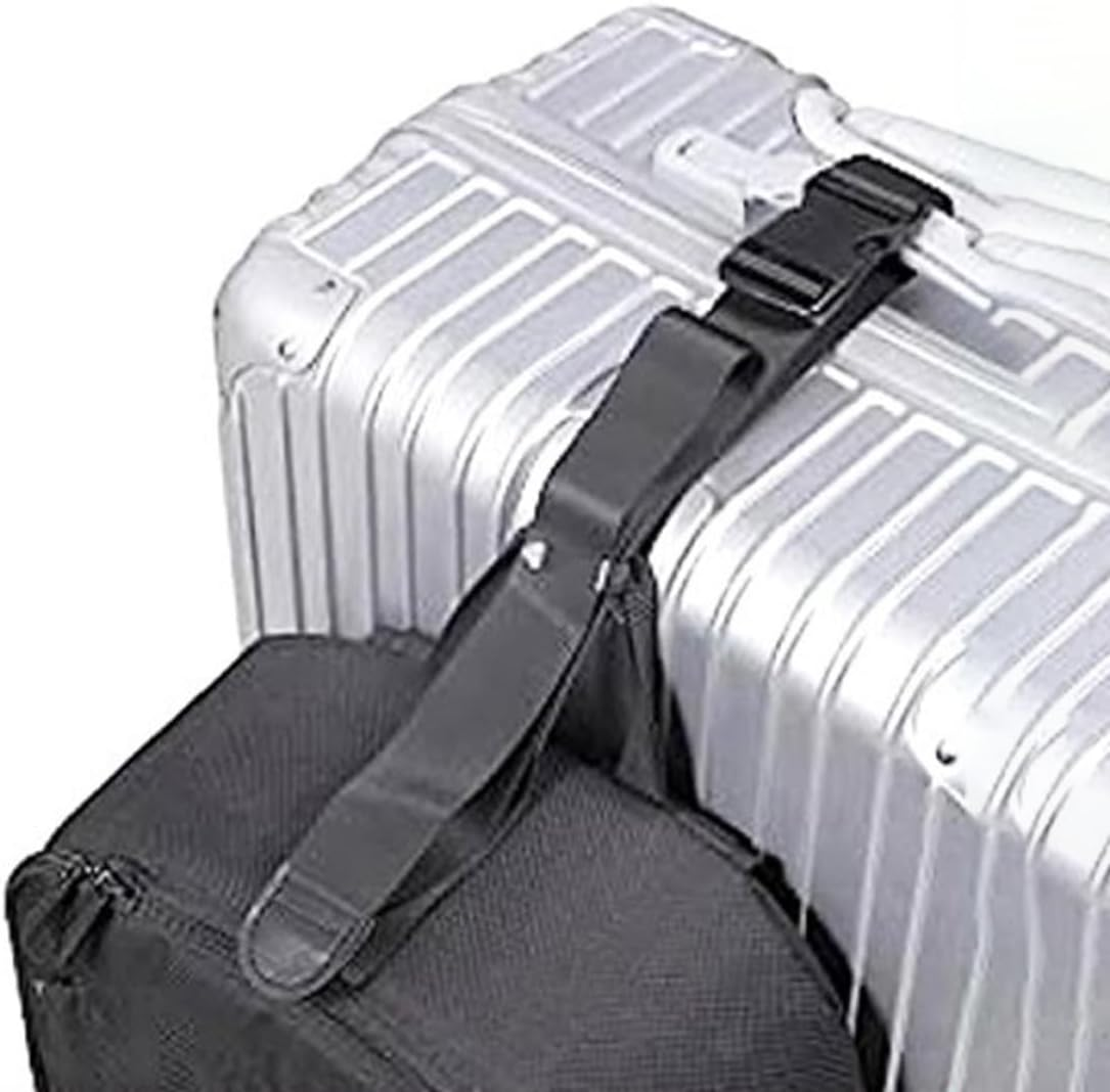 ORFOFE Adjustable Travel Luggage Connector Straps Multi-Functional Suitcase Linking Belts with Buckles Prevents Bag Detachment and Item Loss Space-Saving Design for Secure Packing image number 5