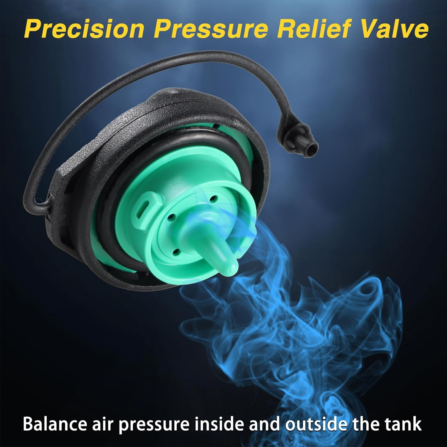 KPALAG Gas Tank Cap Compatible with VW CC Tiguan Eos Passat 2006-2017 Fuel Tank Cap with Seal Tether Strap Replace# 3C8201550E 3C8201550A image number 6