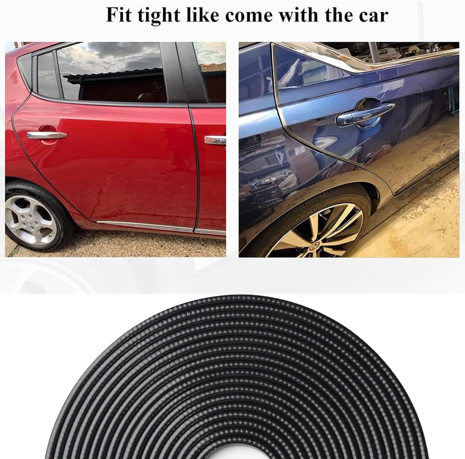 Kaoruo 10M Car Door Edge Guards &ndash; U-Shape Automotive Door Entry Trim Protector for Car Door Edge Protection, Universal Fit for Most Vehicles image number 4