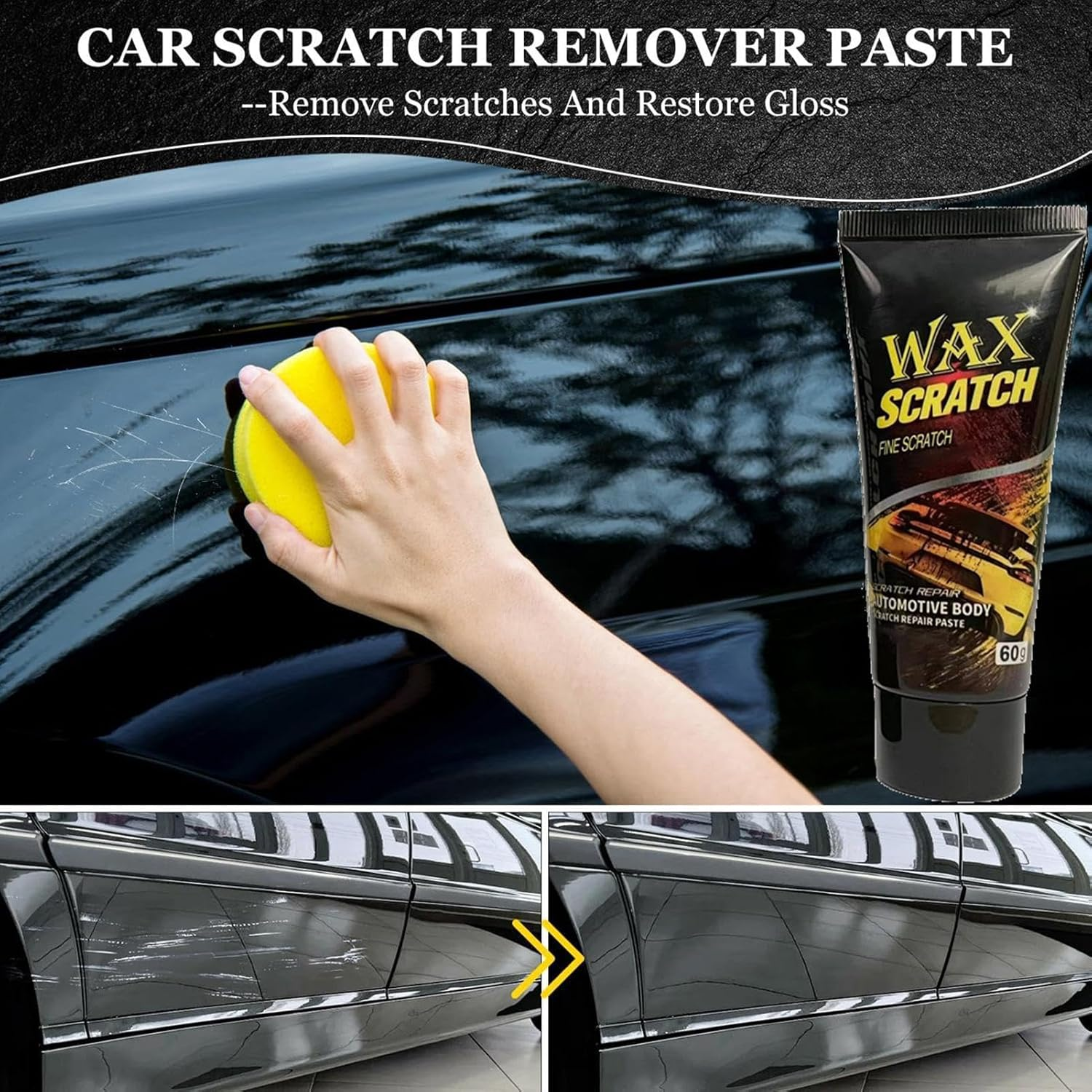Scratch Repair for Vehicles,Vehicle Scratch Polishing Paste - Car Scratch Remover for Scratches, Advanced Scratch Remover for Vehicles Repair Paint image number 2