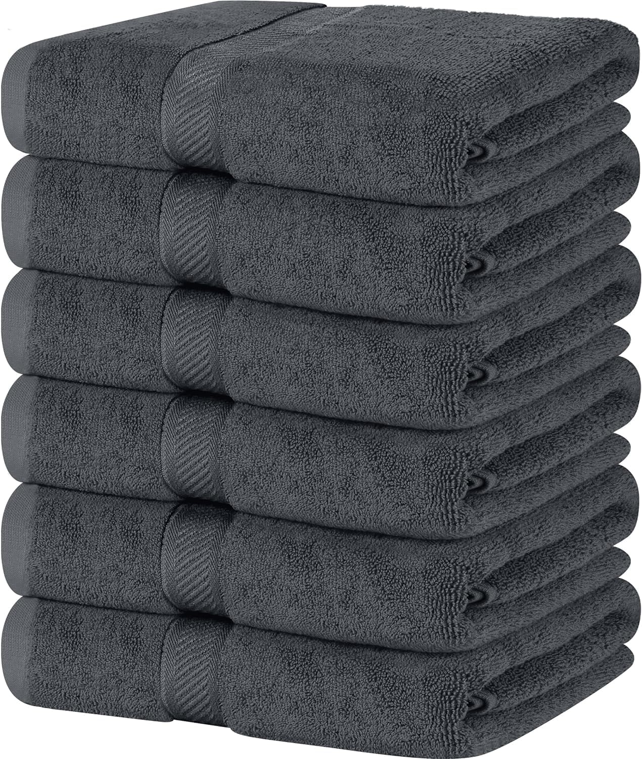 Bath Towels, Gray, 24 X 46 Inches Towels for Pool, Spa, and Gym Lightweight and Highly Absorbent Quick Drying Towels image number 6