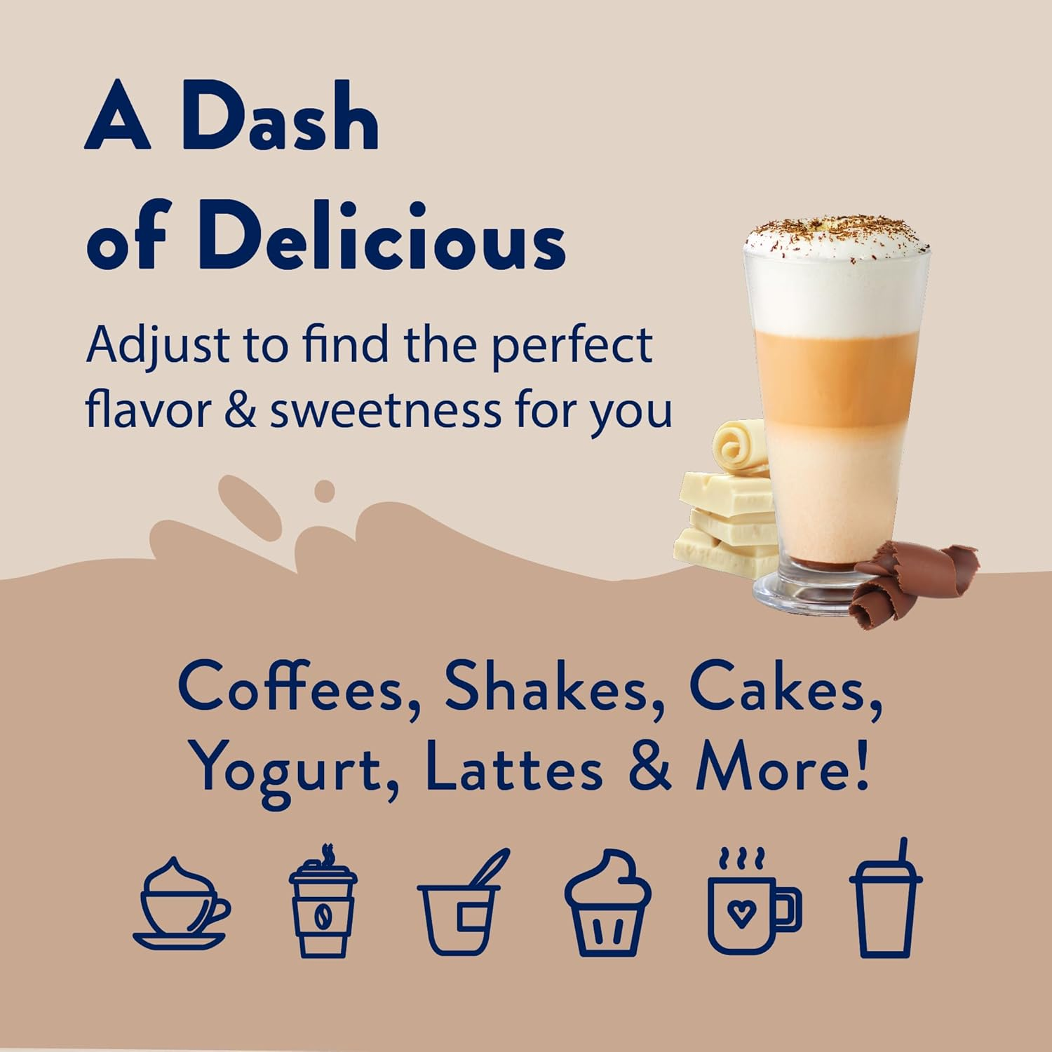 Jordan'S Skinny Mixes Syrups White Chocolate Mocha, Barista Collection Sugar Free Coffee Flavoring Syrup, 25.4 Ounce Bottle image number 4