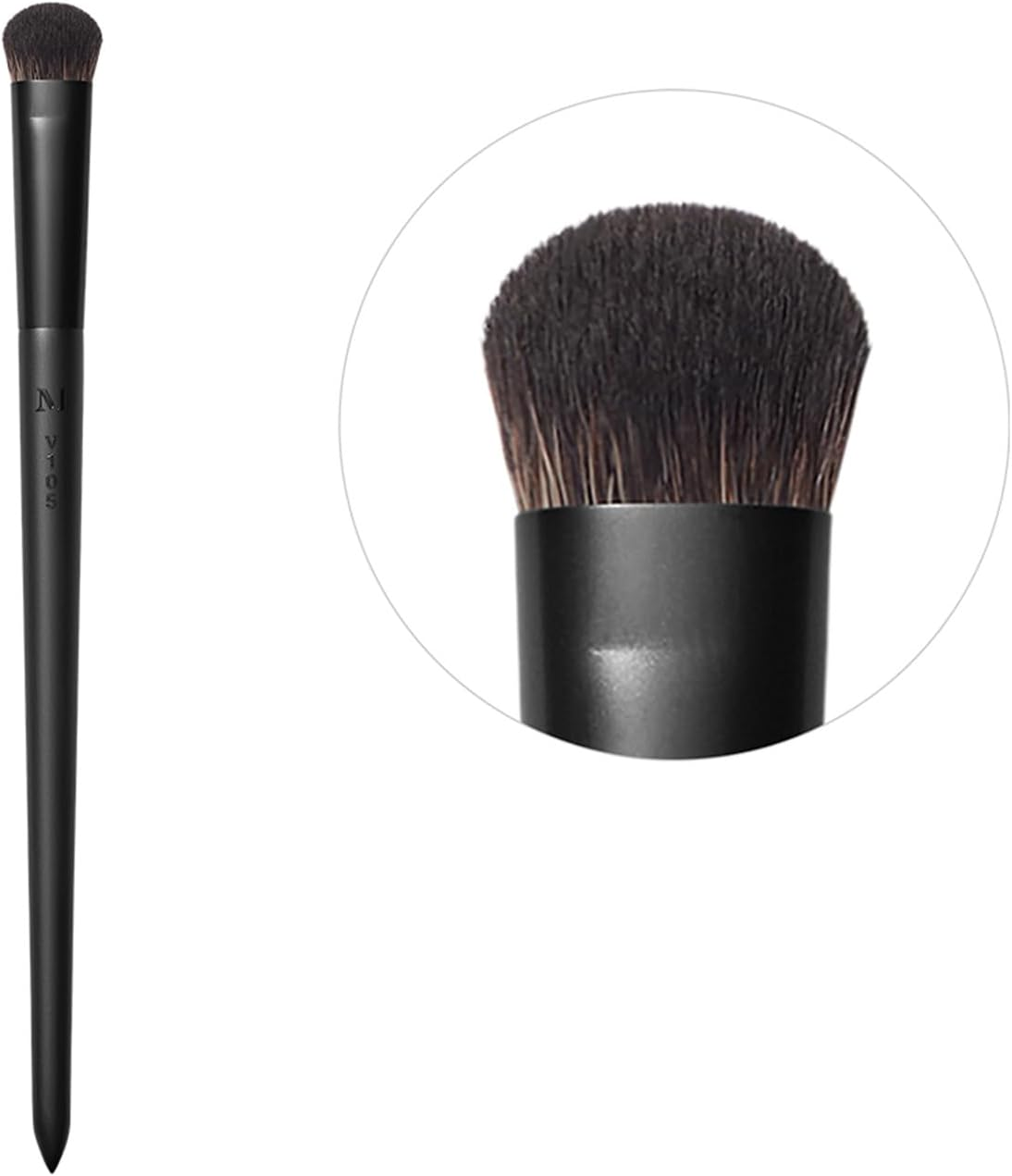 Morphe V105 Dense Edged Concealer Brush - Vegan Pro Series Makeup Brush for Liquid & Cream Makeup - Provides Concentrated Coverage in a Single Press (1 Count) image number 3