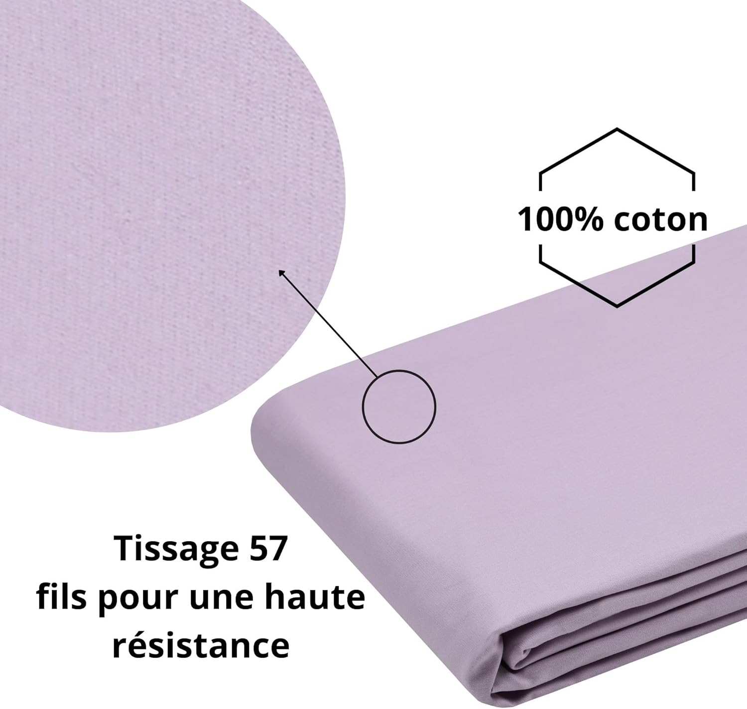 STOF Duvet Cover - Size 260 X 240 Cm - Quality Cotton Percale - 100% Cotton, Oeko-Tex Certified - Parma Colour - Elys&eacute;e Model - Bed Linen for House, Double Bed - 2 People