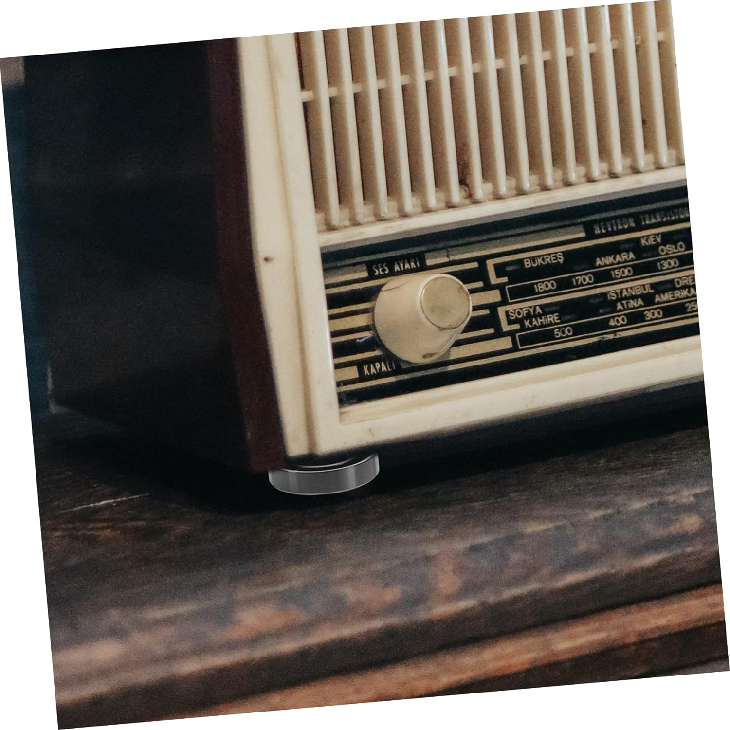 ELAYARD 4Pcs Speaker Isolation Pads and Spikes Set for Hifi Audio Equipment, Metal Shock Absorbing Feet 40X12Mm Black, Subwoofer and Turntable Vibration Dampers for Home Audio Systems image number 5