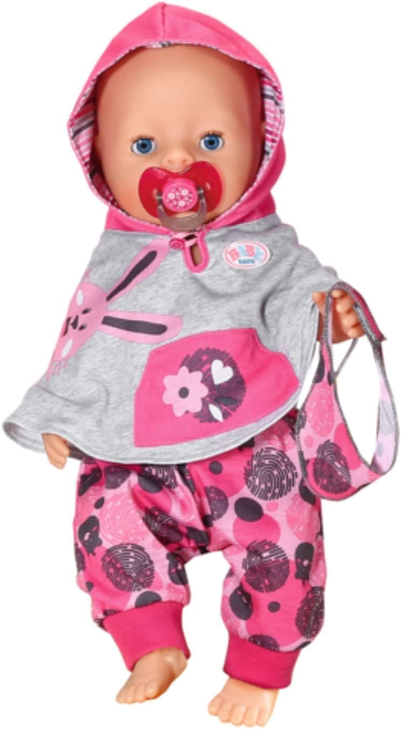BABY Born Deluxe First Arrival 832561 Clothing Accessories for 43Cm Dolls for Toddlers - Includes 9-Piece Clothing Set & Dummy Eye Function - Suitable from 3 Years image number 4