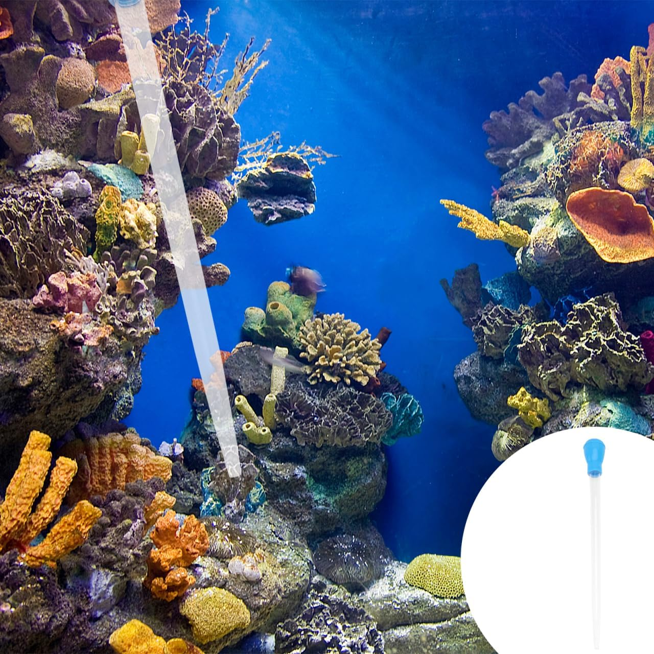 Ipetboom Turkey Baster Long Aquarium, 17Inch Fish Tank Coral Feeder, Fish Tank Gravel Mini Vaccume Pipettes Aquarium, Coral Food Feeding Tool for Marine Reef Aquatic Plant image number 4