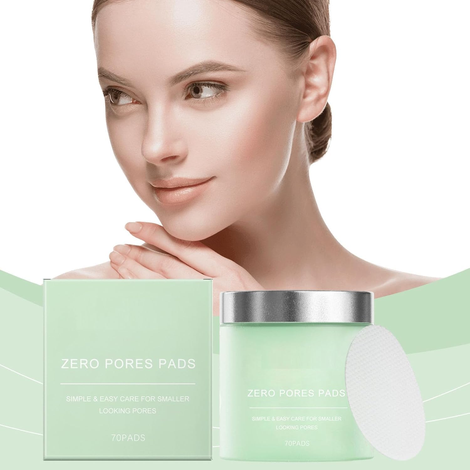 Quia Zero Pore Pads Deep Cleansing & Pore Minimizing, Zero Pore Pads 2.0, Dual-Textured Facial Toner, Facial Exfoliating Pads, Say Goodbye to Oil and Blackheads, All Skin Types (1) - 3 image number 5