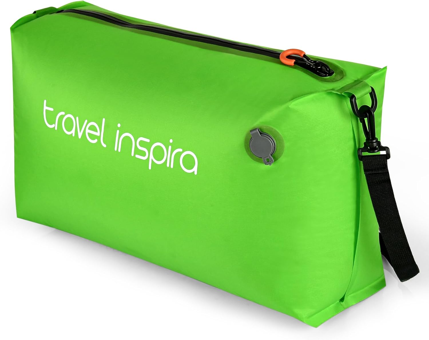 Travel Inspira Vacuum Bags with Pump - Space Saver Compression Solution for Suitcases & Backpacks, Professional IP67 Reusable, Lightweight, & Durable Light Green - Black image number 7