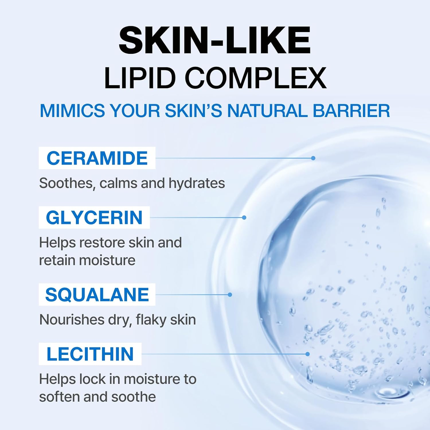 Physiogel Hydrating Facial Cream Moisturizer, Provides 72 Hrs of Hydration for Normal to Dry Sensitive Skin, Fragrance Free, Strengthens Skin Barrier, Face Cream for Men & Women, Ceramide, Squalane image number 1