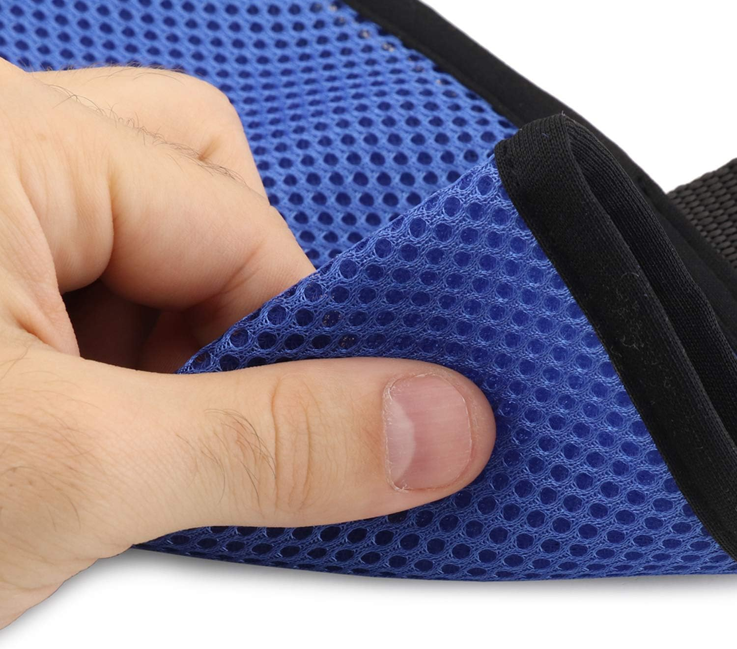 SOLES Paediatric Mesh Arm Sling with Padded Shoulder Strap, Blue & Black image number 1