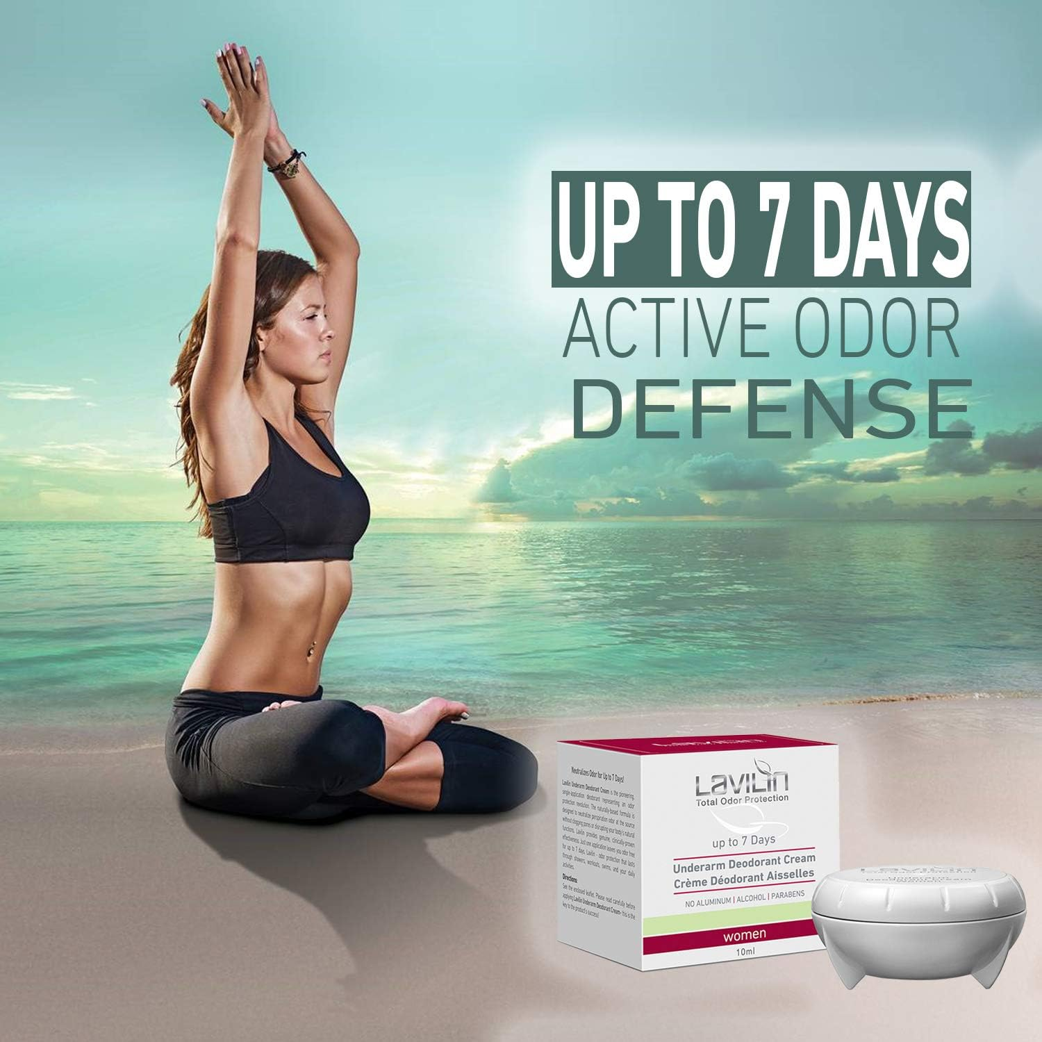 Lavilin Womens Underarm Deodorant Cream 10Ml image number 6